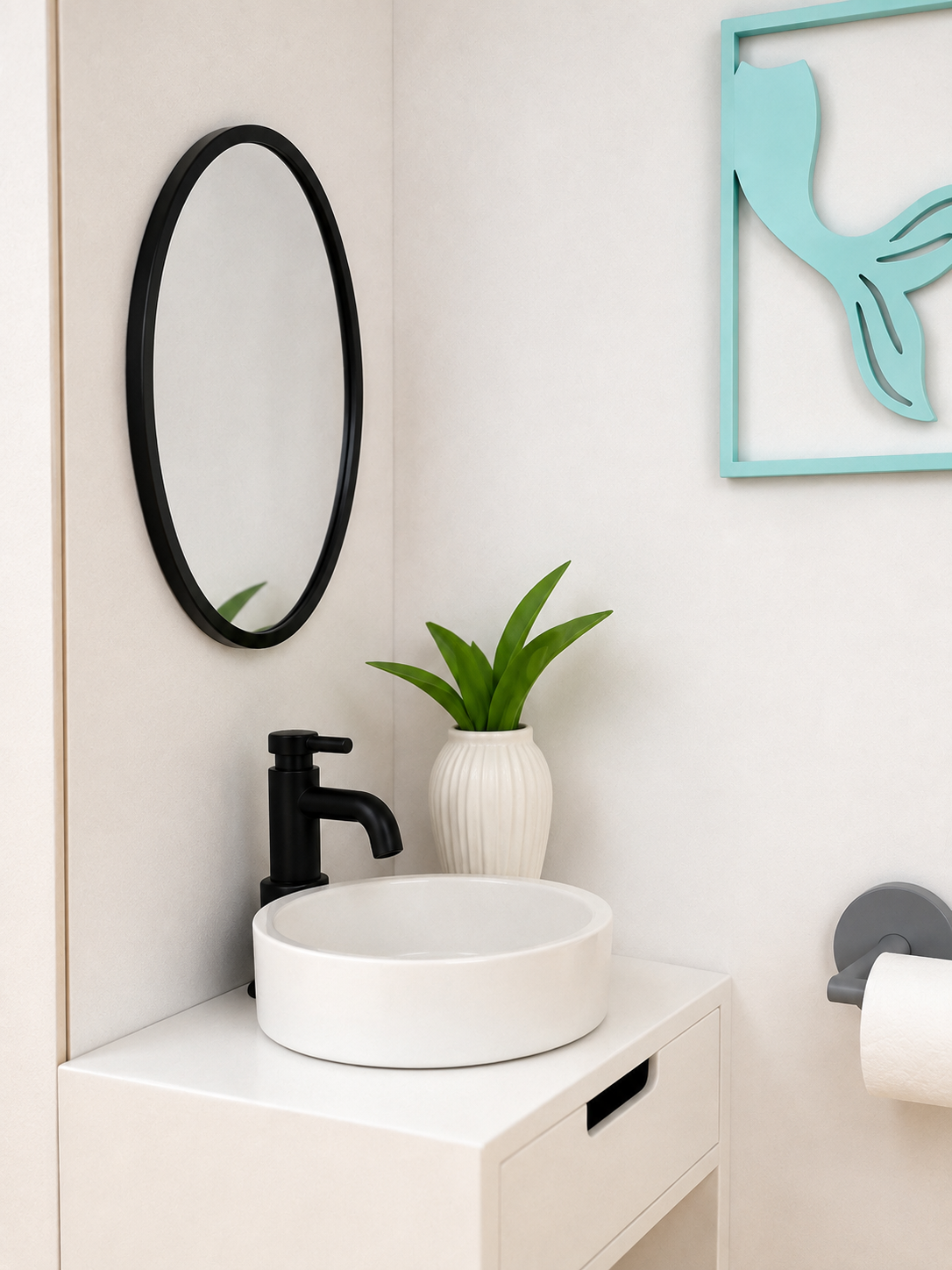 Oval Wall Mirror