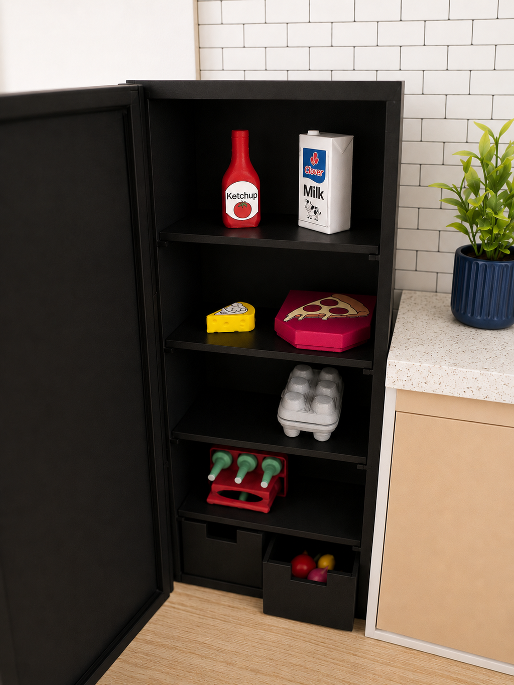 Miniature Grocery Set