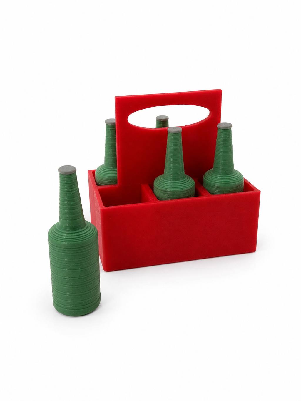 6 Pack Beer & Crate