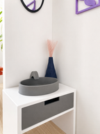 Faceted Tall Vase