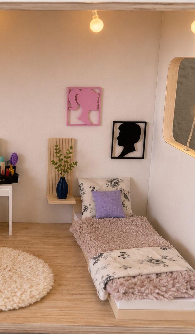 Barbie Silhouette Wall Art