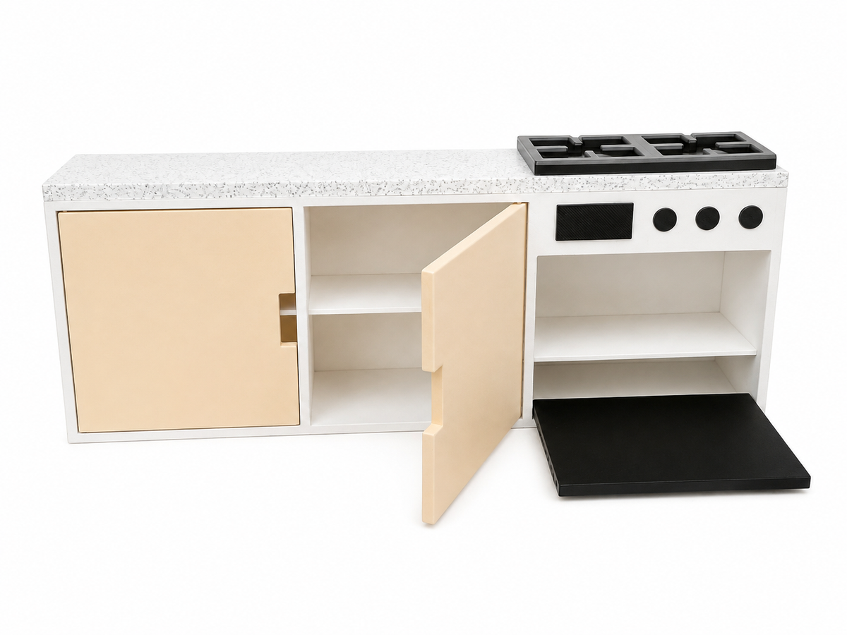 Stove & Cabinet Unit